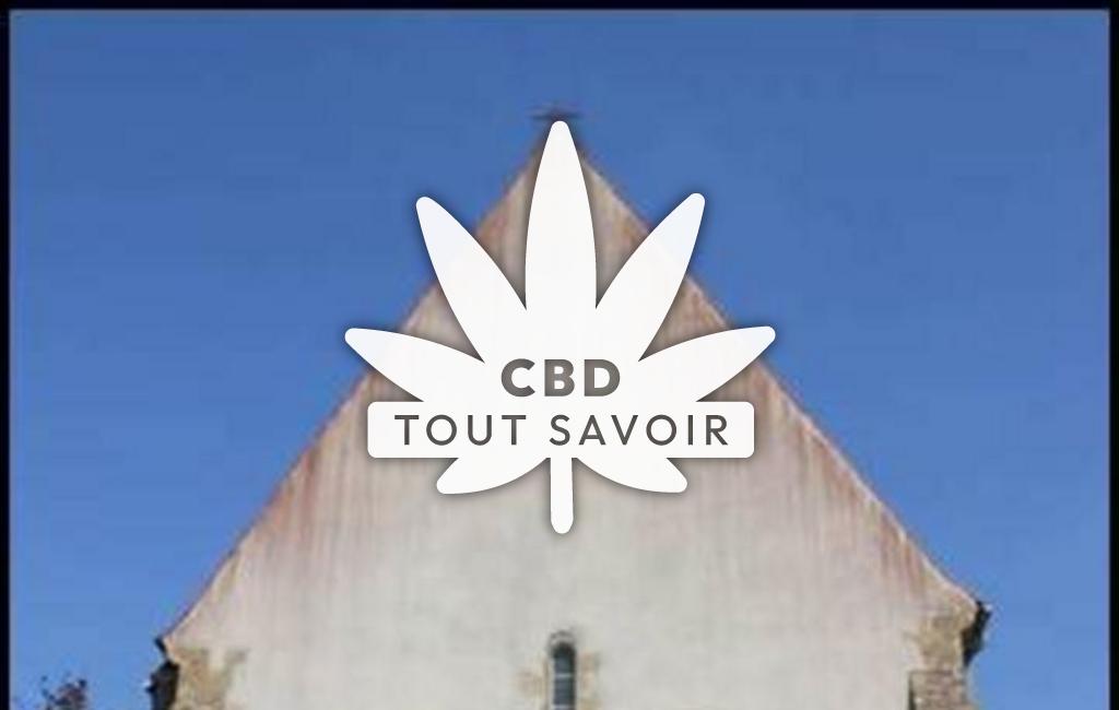 Village à Chassy avec feuille Cannabis CBD