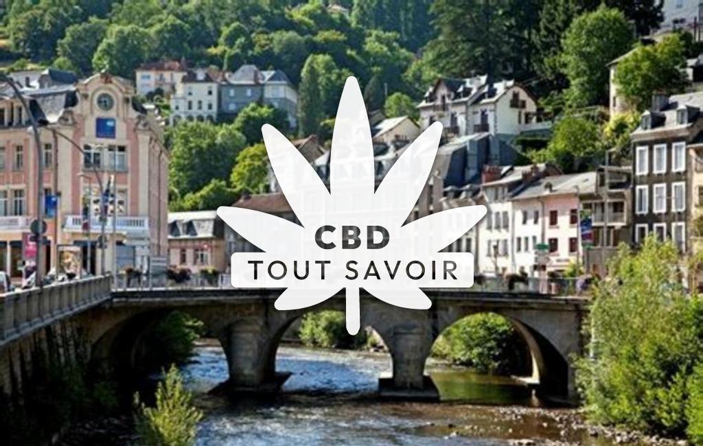 Village à Tulle avec feuille Cannabis CBD