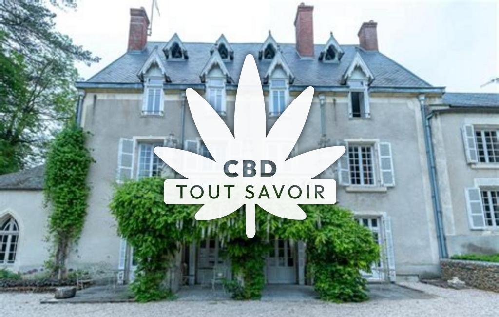 Village à Moloy avec feuille Cannabis CBD