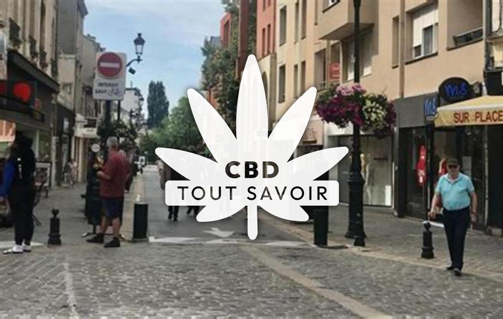 Village à Epernay-sous-Gevrey avec feuille Cannabis CBD