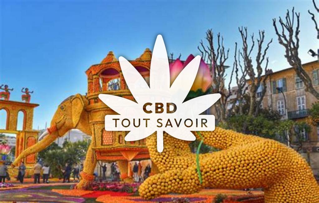 Village à Le-Fete avec feuille Cannabis CBD