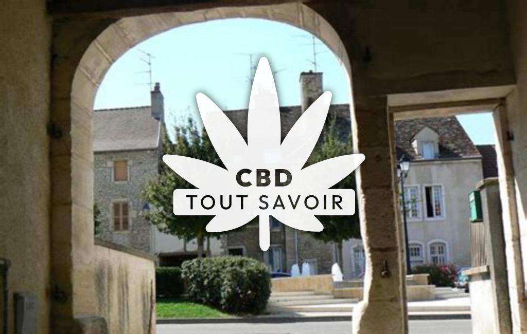 Village à Chenove avec feuille Cannabis CBD
