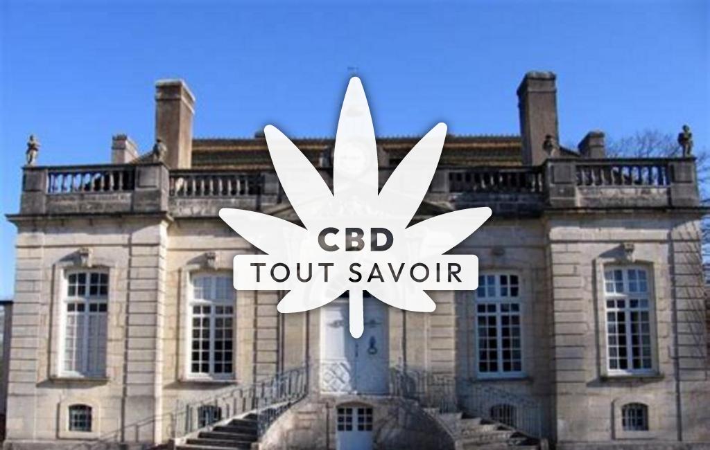 Village à Beaumont-sur-Vingeanne avec feuille Cannabis CBD