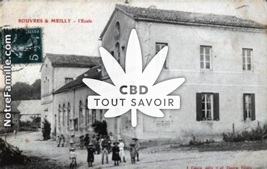 Village à Rouvres-sous-Meilly avec feuille Cannabis CBD