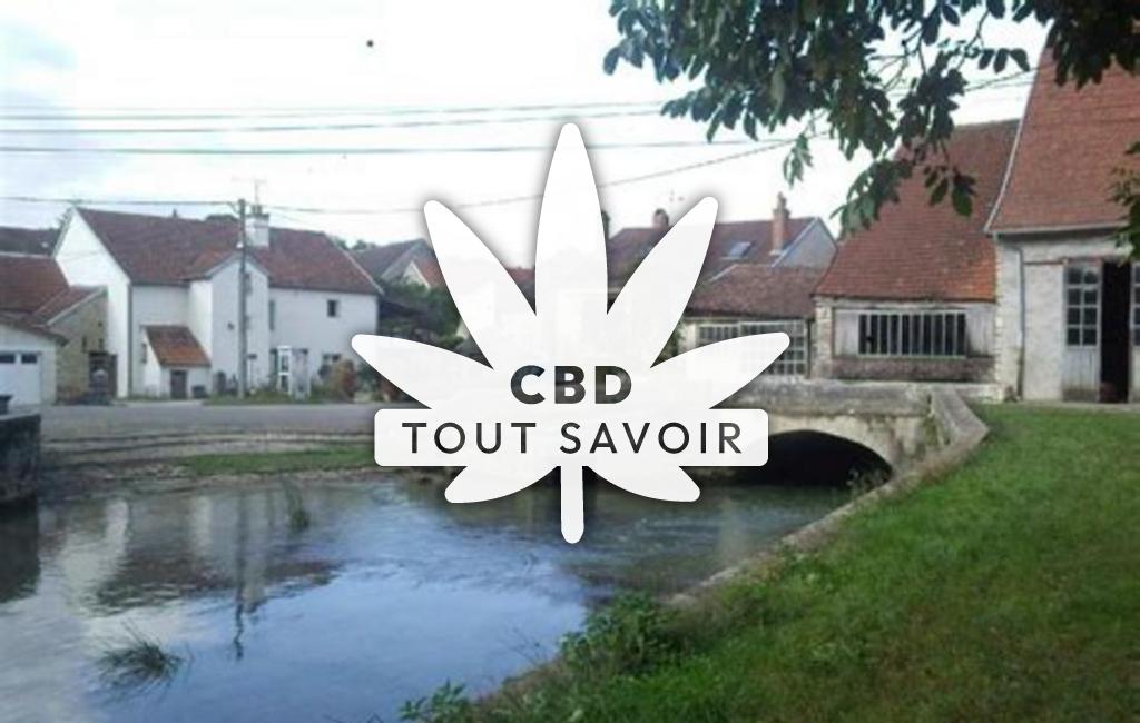 Village à Licey-sur-Vingeanne avec feuille Cannabis CBD