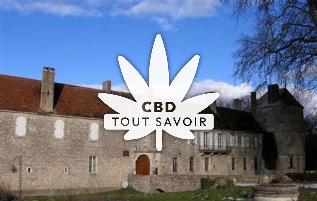 Village à Boncourt-le-Bois avec feuille Cannabis CBD