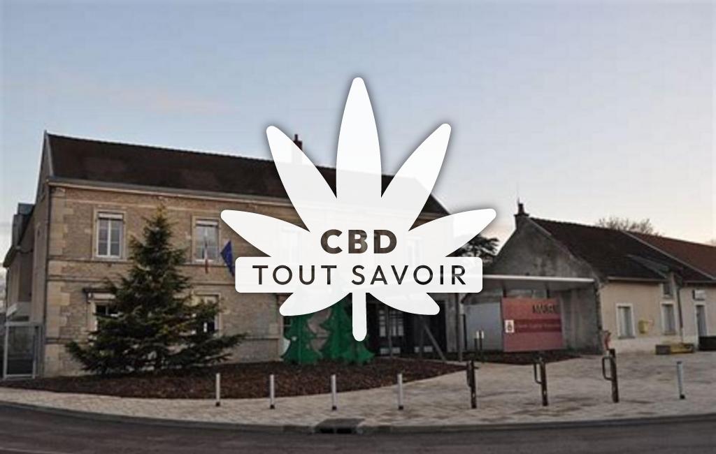Village à Quetigny avec feuille Cannabis CBD