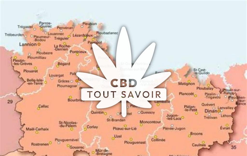 Village à Saint-Helen avec feuille Cannabis CBD