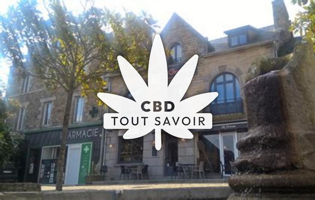 Village à Corseul avec feuille Cannabis CBD