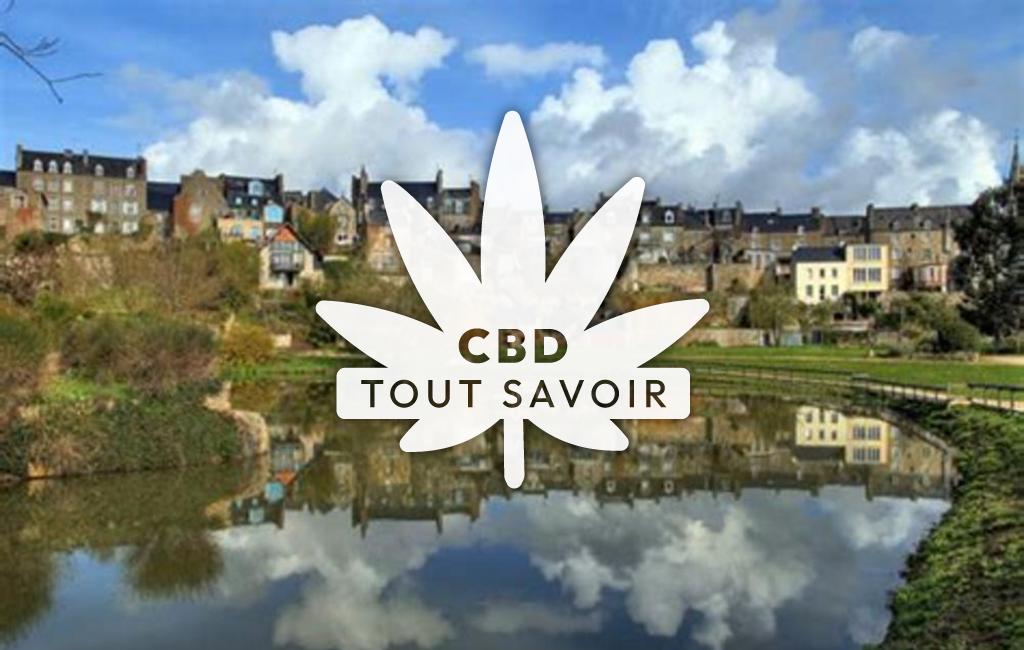 Village à Plancoet avec feuille Cannabis CBD