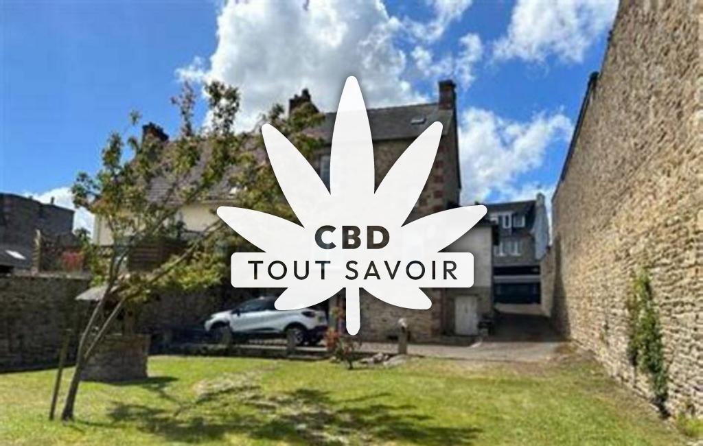 Village à Pabu avec feuille Cannabis CBD
