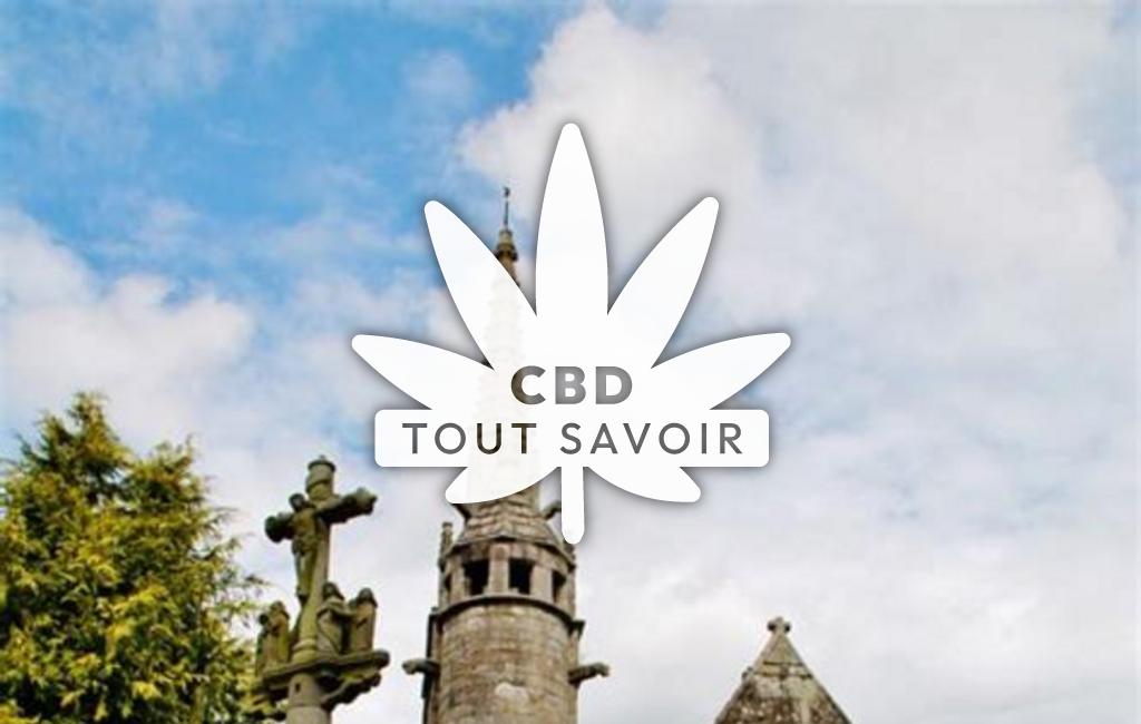Village à Tremel avec feuille Cannabis CBD