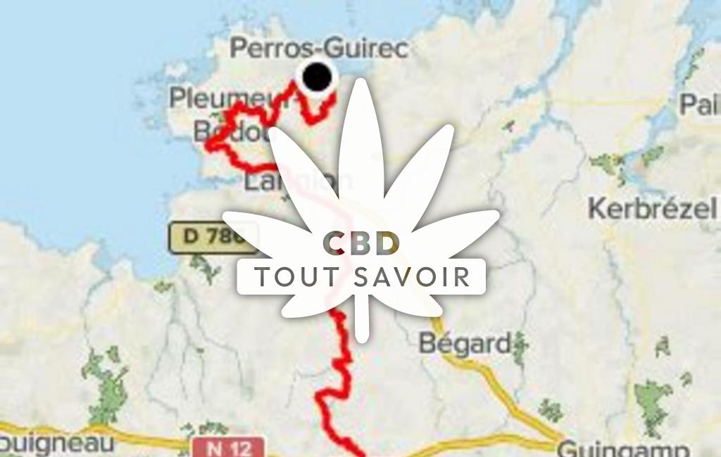Village à Gurunhuel avec feuille Cannabis CBD