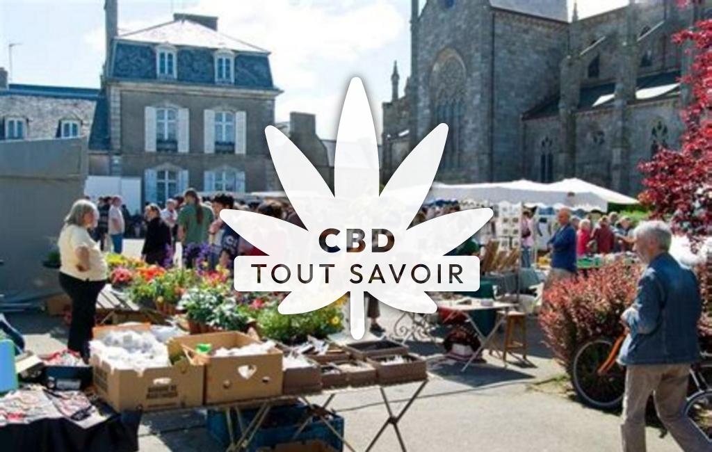 Village à Le-Vieux-Marche avec feuille Cannabis CBD
