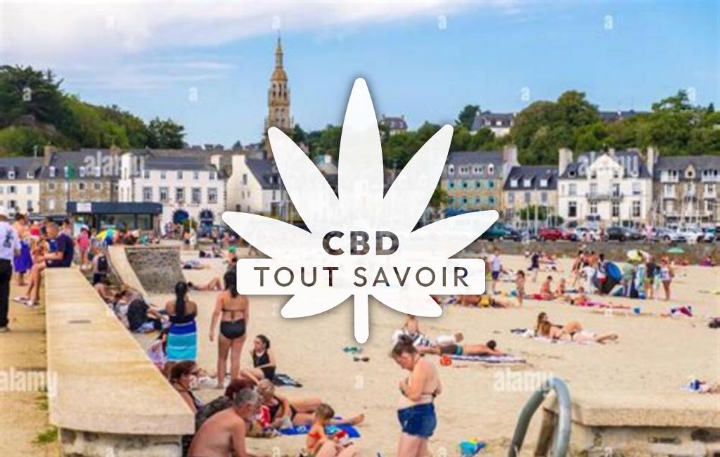 Village à Binic-Etables-sur-Mer avec feuille Cannabis CBD