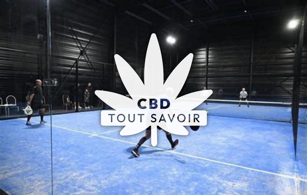 Village à Loudeac avec feuille Cannabis CBD