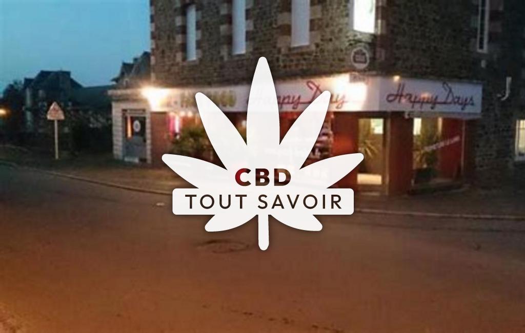 Village à Plouasne avec feuille Cannabis CBD