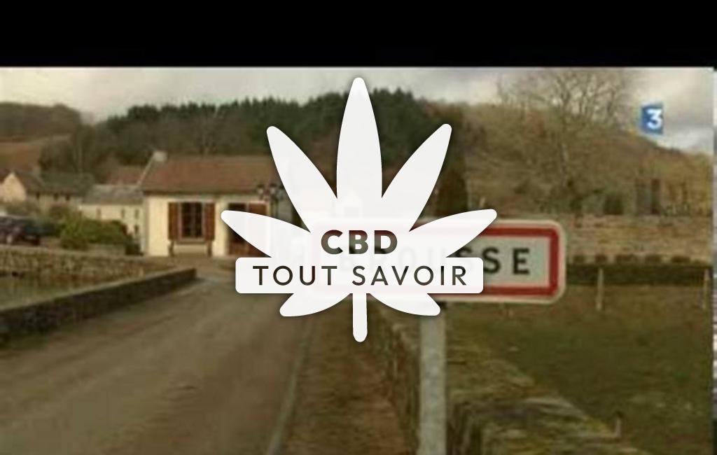 Village à Brousse avec feuille Cannabis CBD