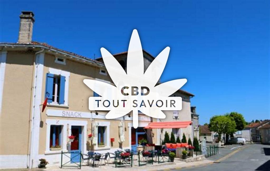 Village à Cherval avec feuille Cannabis CBD