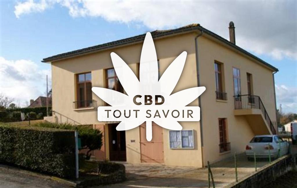 Village à Saint-Agne avec feuille Cannabis CBD