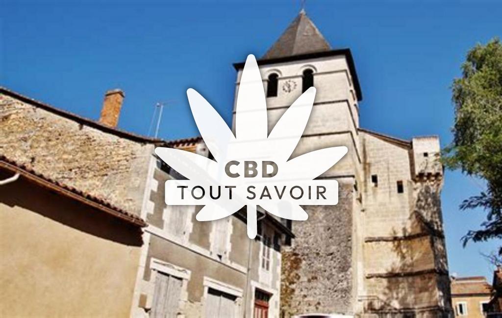 Village à Villars avec feuille Cannabis CBD