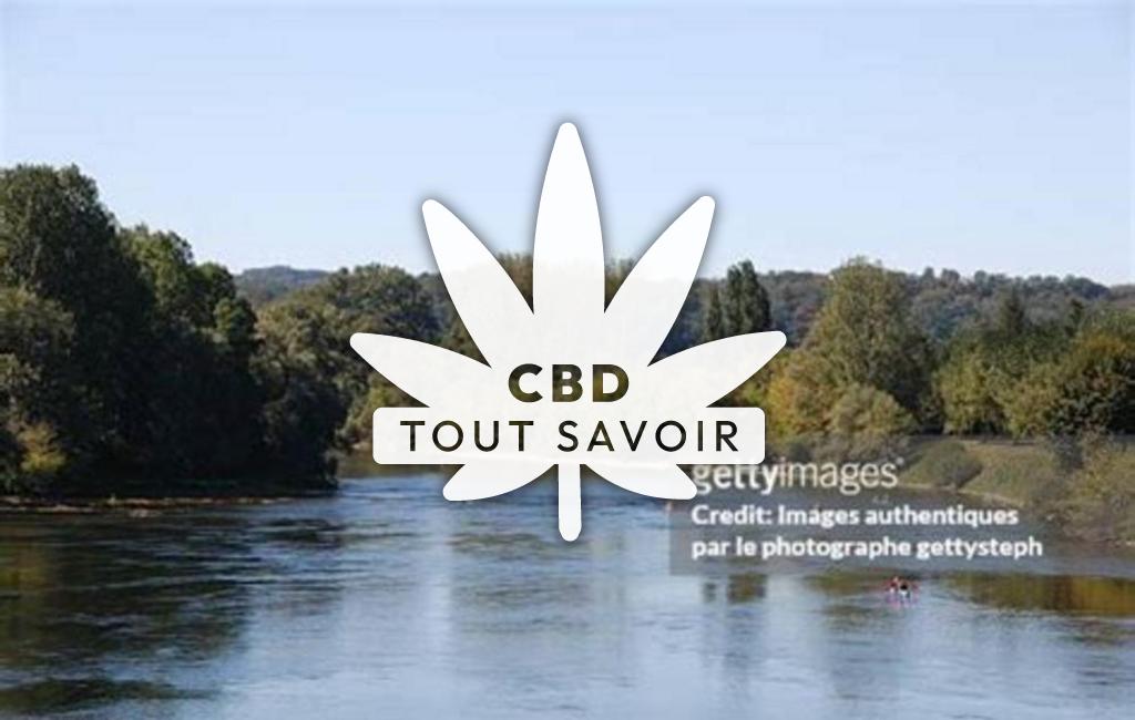 Village à Plaisance avec feuille Cannabis CBD