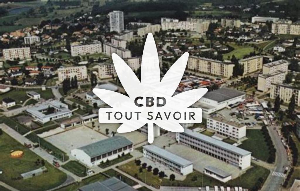Village à Bethoncourt avec feuille Cannabis CBD