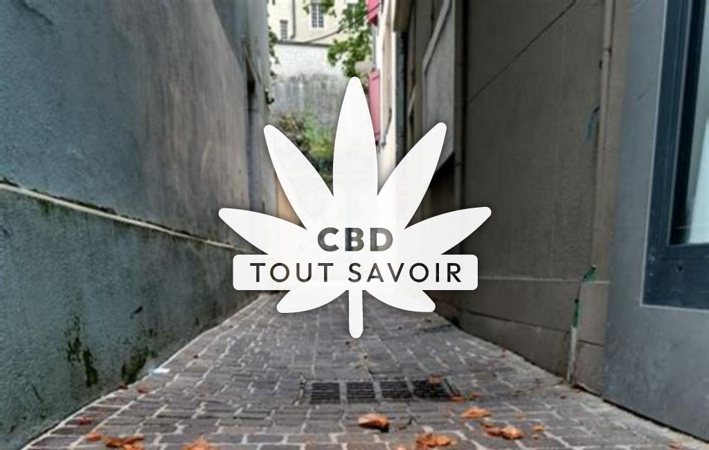 Village à Vandoncourt avec feuille Cannabis CBD