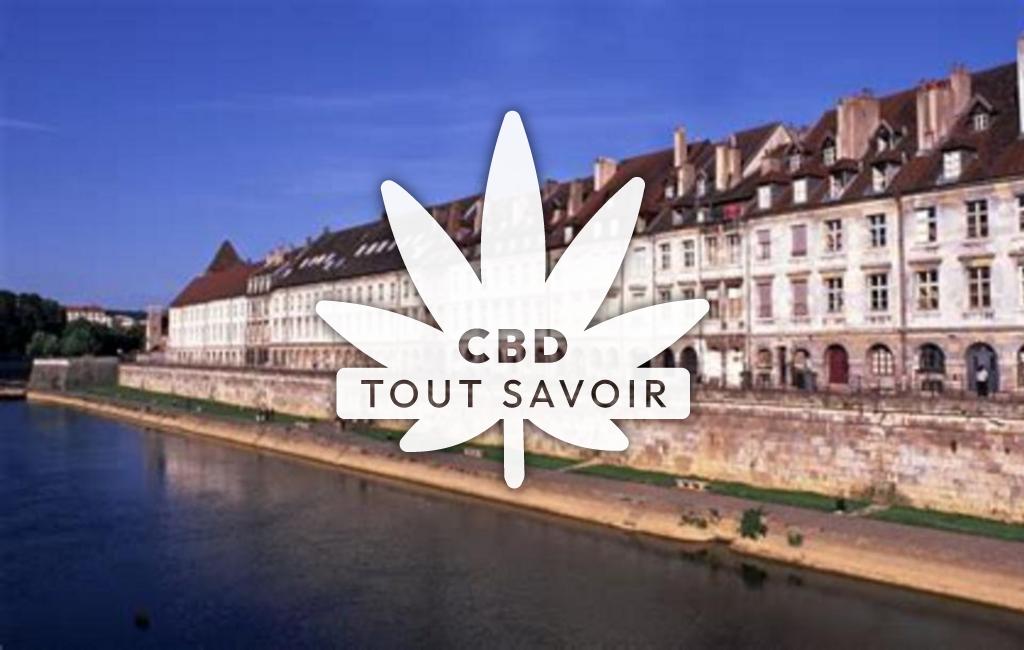 Village à Busy avec feuille Cannabis CBD