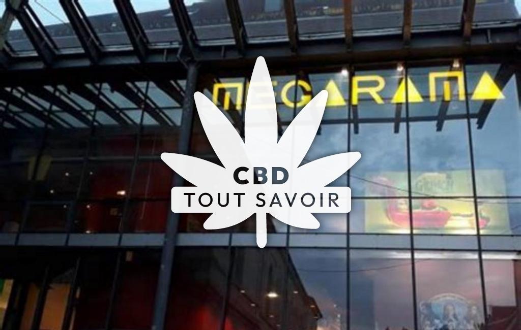 Village à Belleherbe avec feuille Cannabis CBD