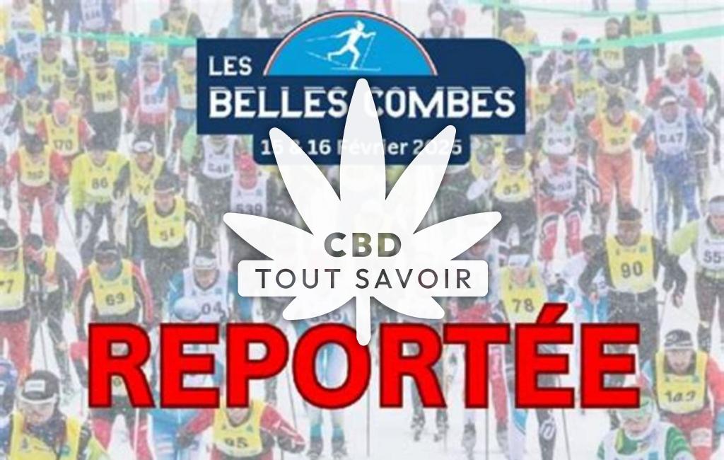 Village à Les-Combes avec feuille Cannabis CBD