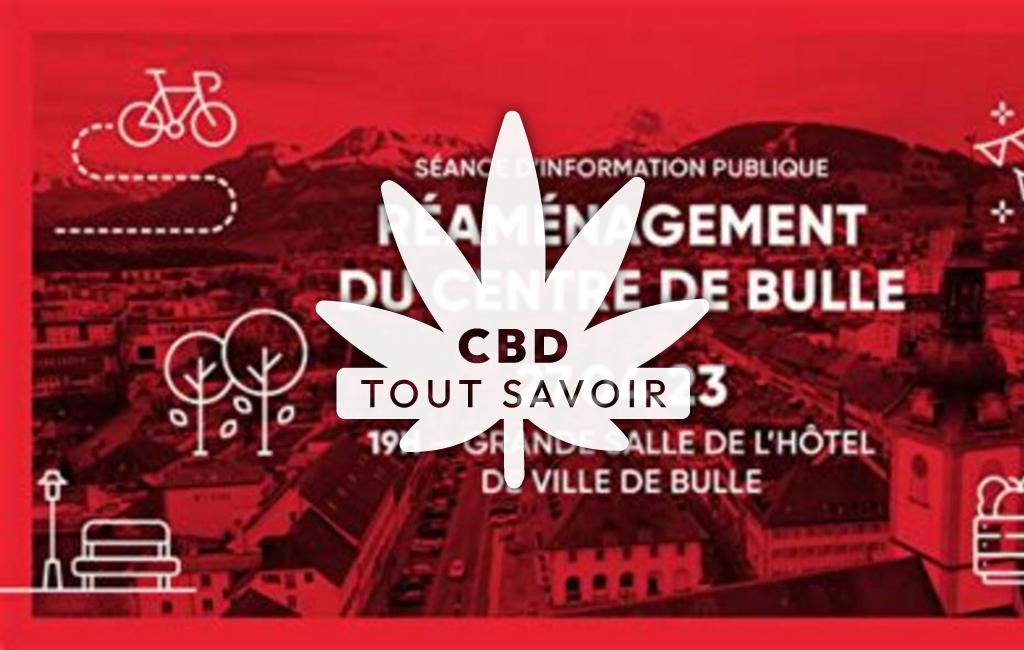 Village à Bulle avec feuille Cannabis CBD