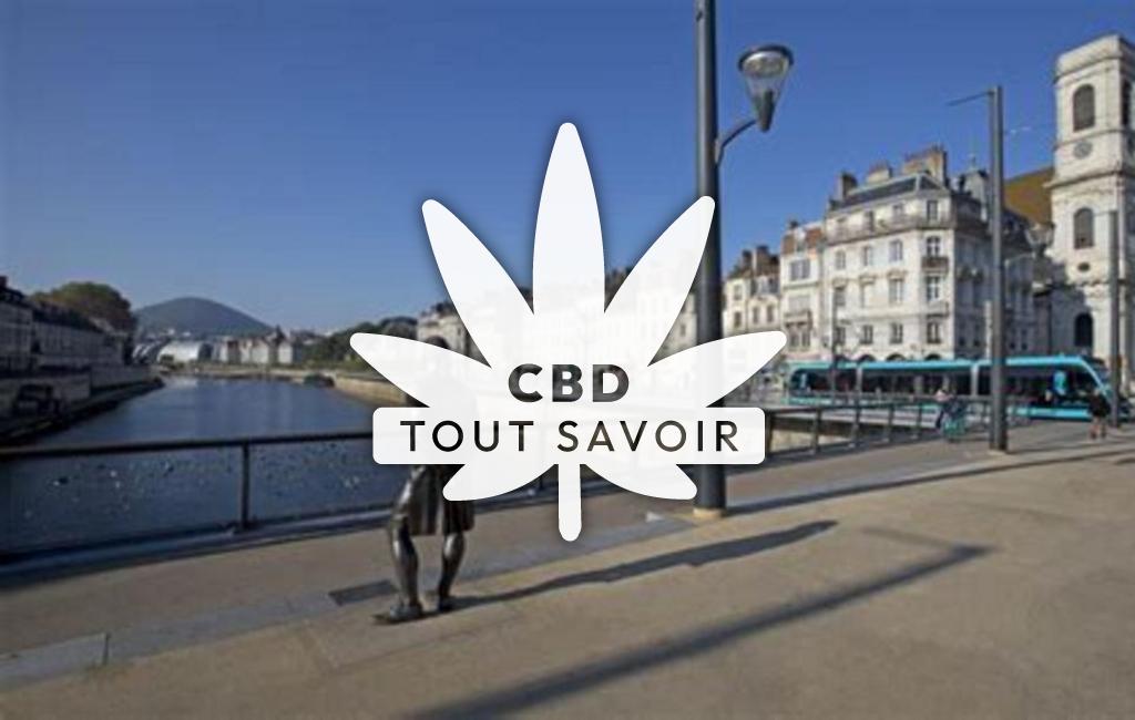 Village à Voires avec feuille Cannabis CBD