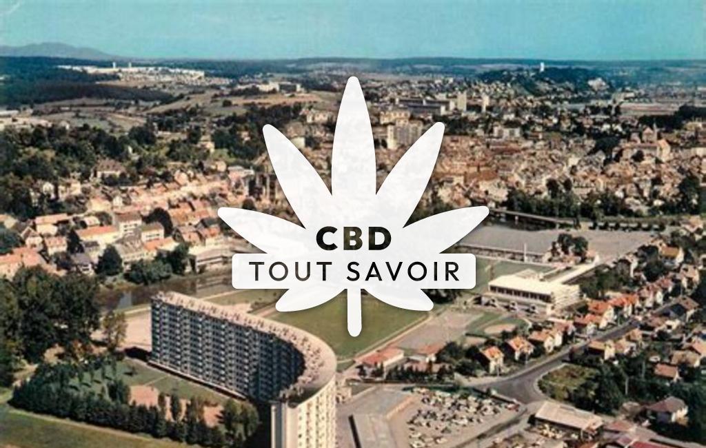 Village à Sochaux avec feuille Cannabis CBD