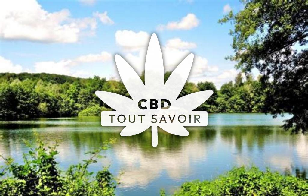 Village à Bonnal avec feuille Cannabis CBD