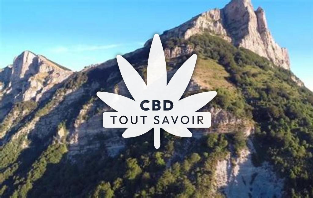 Village à La-Chaudiere avec feuille Cannabis CBD