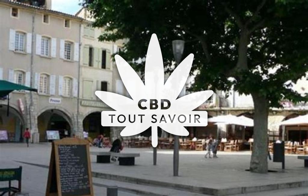Village à Rottier avec feuille Cannabis CBD