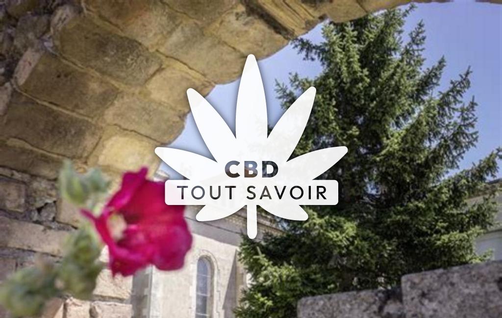 Village à Les-Tourrettes avec feuille Cannabis CBD