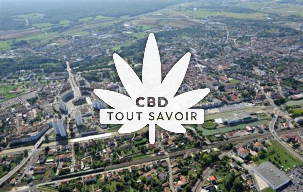 Village à Saint-Dizier-en-Diois avec feuille Cannabis CBD