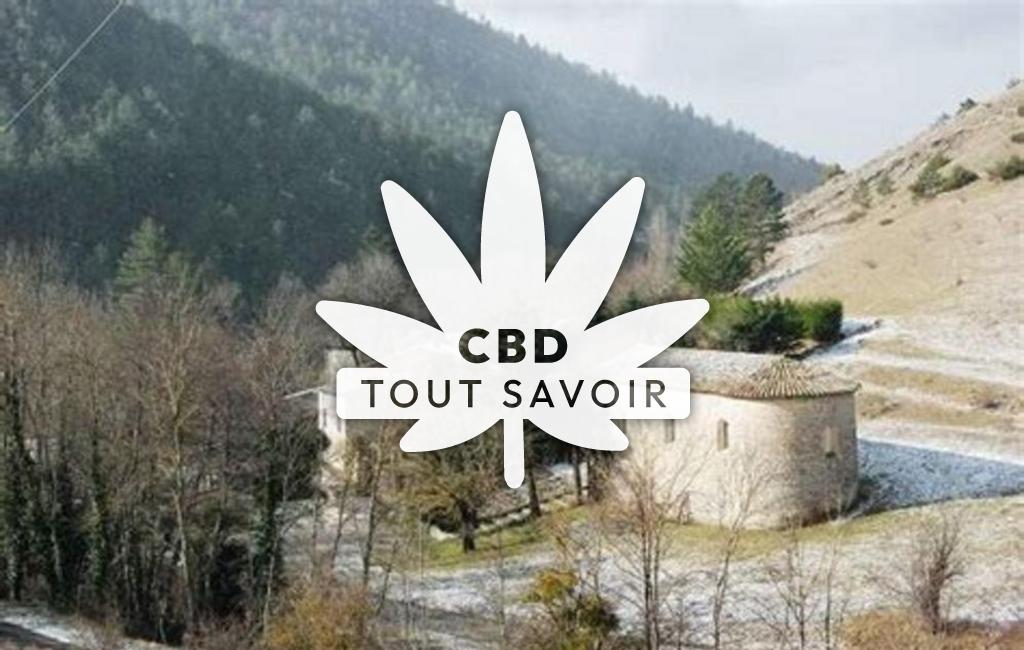 Village à Les-Tonils avec feuille Cannabis CBD
