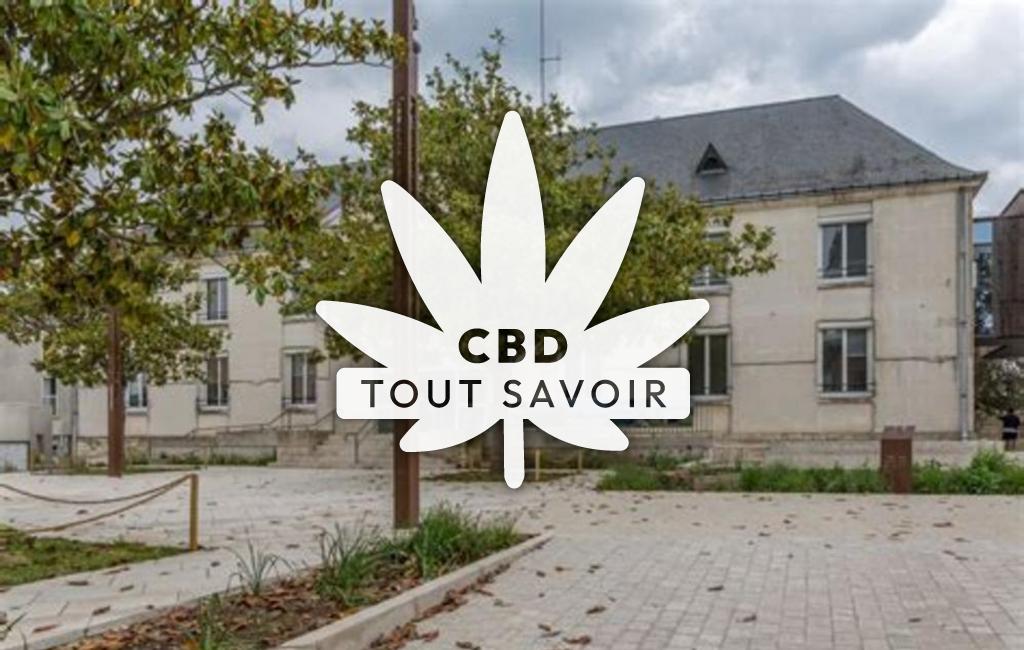 Village à Chambray avec feuille Cannabis CBD