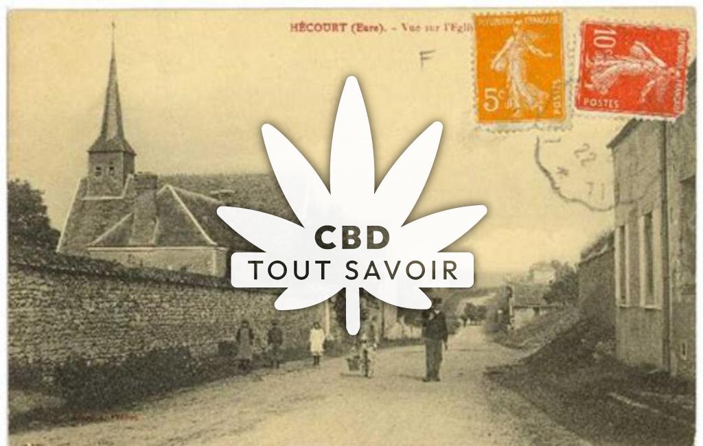 Village à Hecourt avec feuille Cannabis CBD