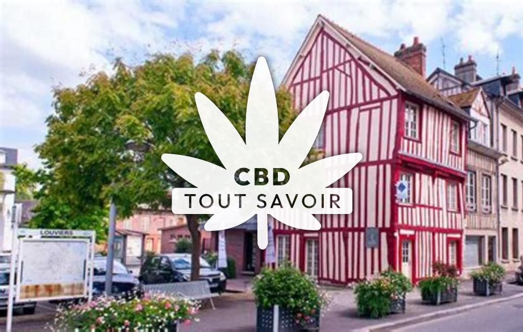 Village à Pullay avec feuille Cannabis CBD