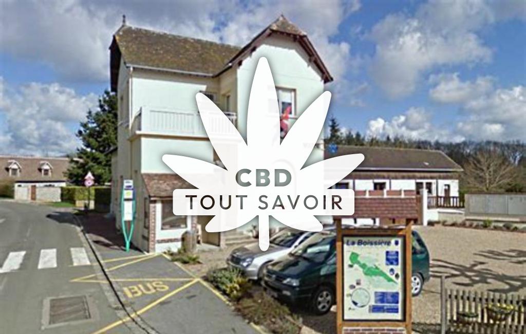 Village à La-Boissiere avec feuille Cannabis CBD