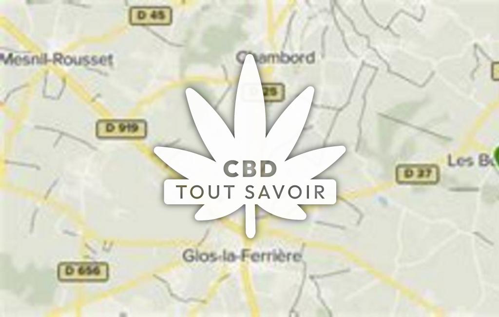 Village à Les-Bottereaux avec feuille Cannabis CBD