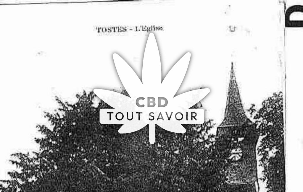 Village à Eturqueraye avec feuille Cannabis CBD