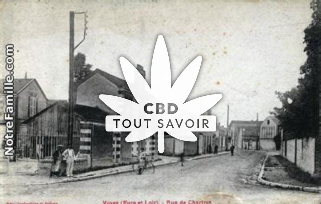 Village à Beauvilliers avec feuille Cannabis CBD