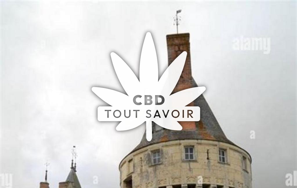 Village à Fraze avec feuille Cannabis CBD