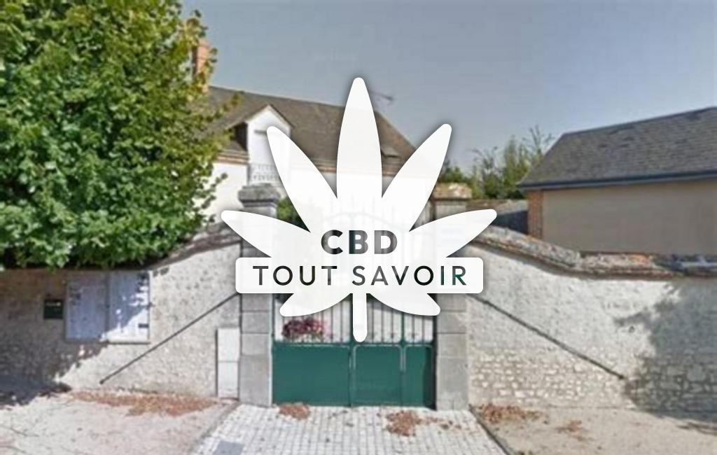 Village à Intreville avec feuille Cannabis CBD