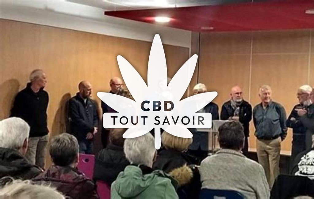 Village à Saint-Evarzec avec feuille Cannabis CBD
